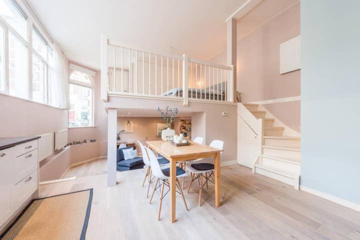 Hip Split Level Apartment On The Ground Floor Amsterdam Exterior photo